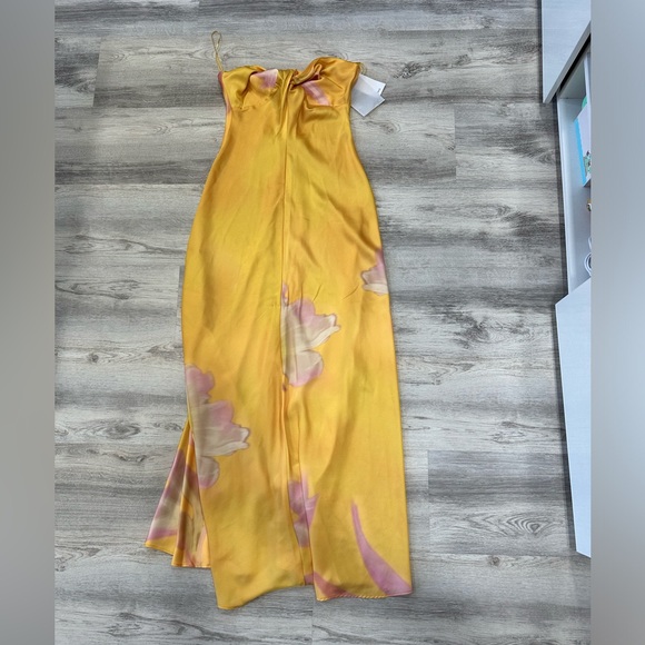 Viral MANGO PRINTED SATIN DRESS - Picture 7 of 9